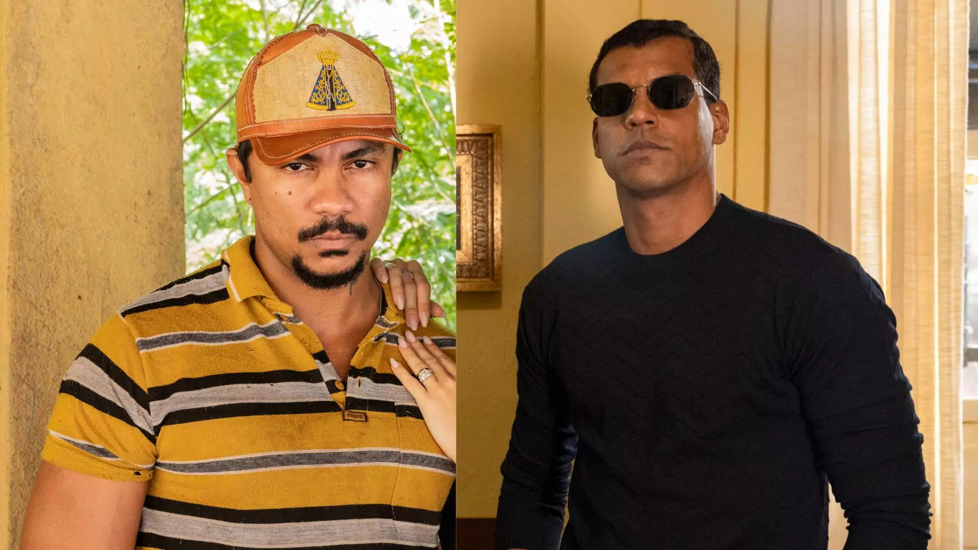Damião (Xamã) e José Bento (Marcello Melo Jr.) em Renascer