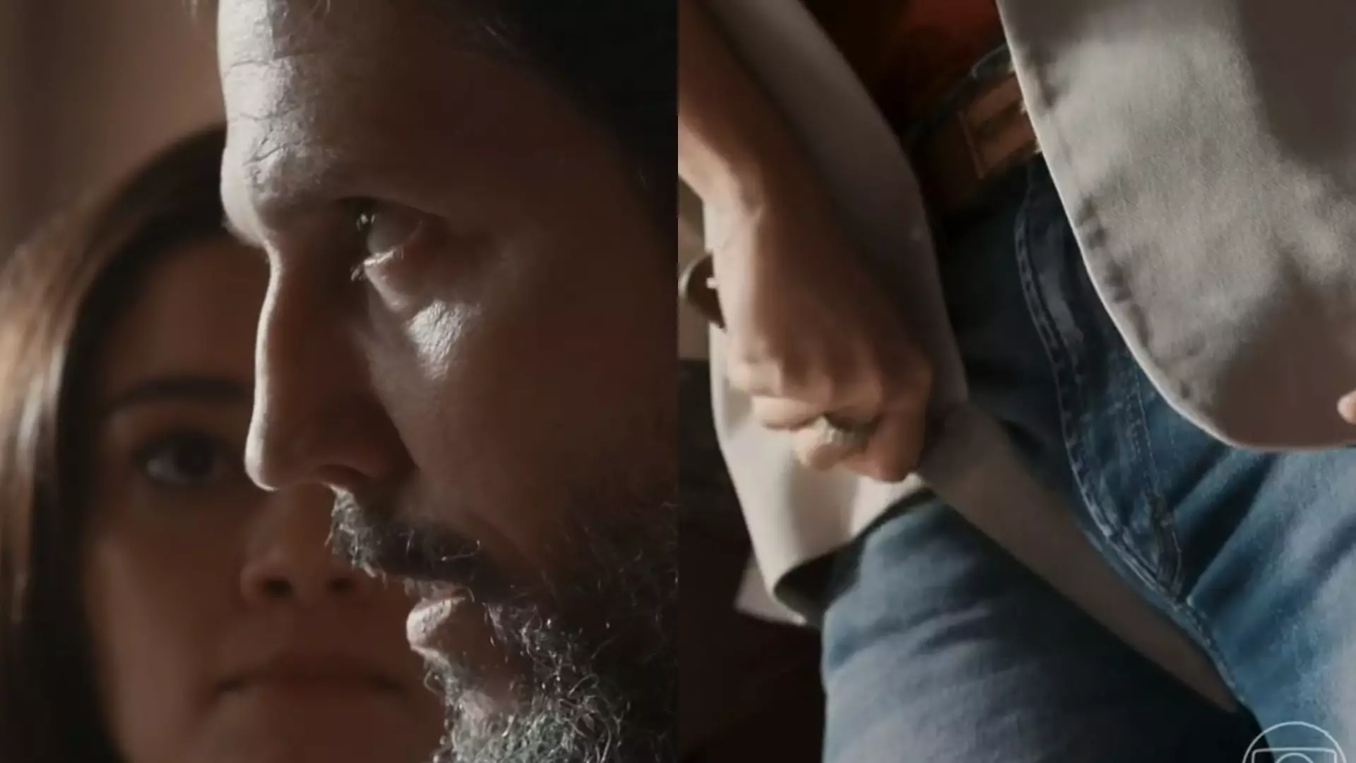 Eliana (Sophie Charlotte) e Egídio (Vladimir Brichta) de Renascer