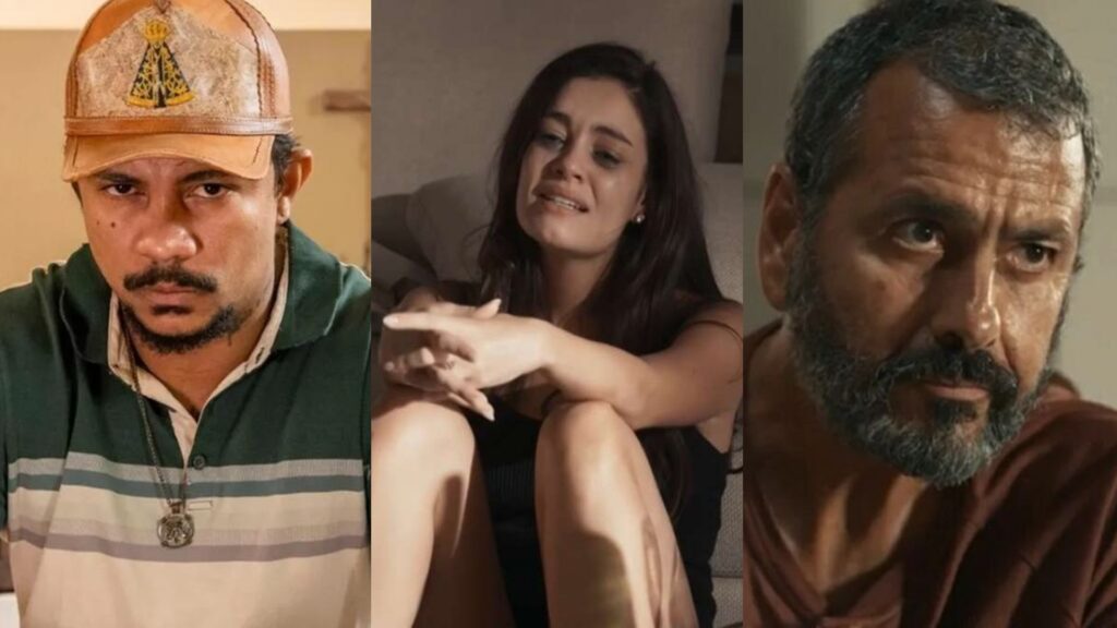 Damião (Xamã), Eliana (Sophie Charlotte) e José Inocêncio (Marcos Palmeira) de Renascer