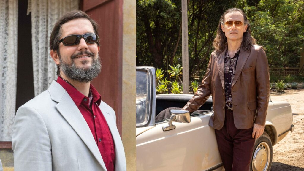 Egídio (Vladimir Brichta) e o coronel Pica-Pau (Enrique Diaz) em Renascer