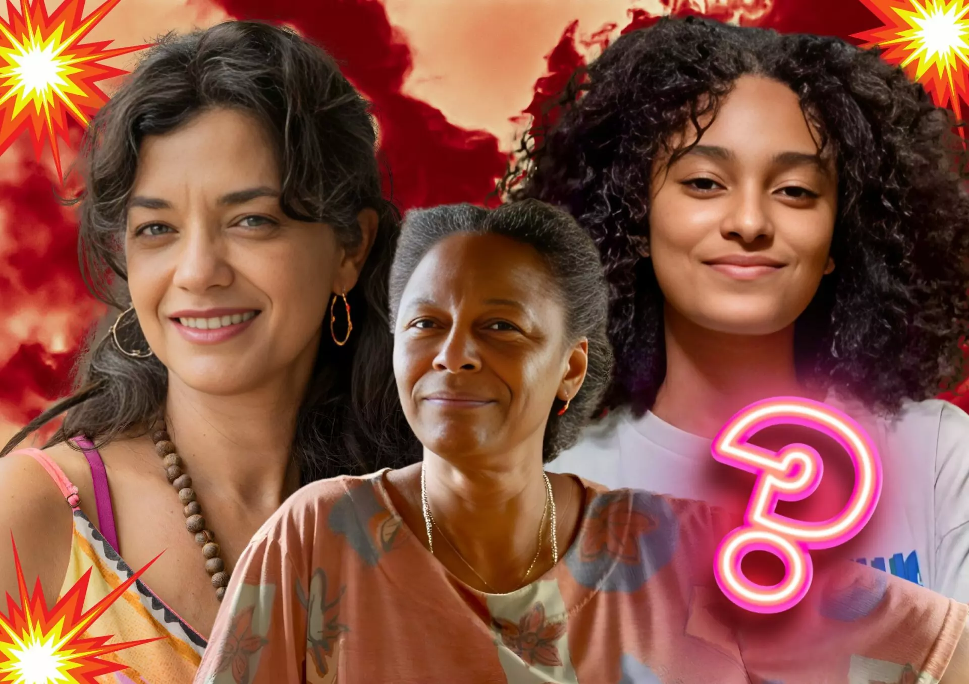 Teca, Inácia e Morena em Renascer