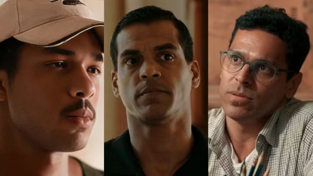 João Pedro (Juan Paiva), José Bento (Marcello Melo Jr) e José Augusto (Renan Monteiro) de Renascer