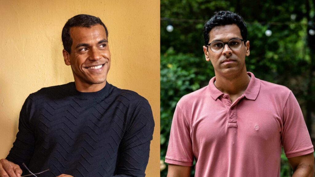 José Bento (Marcello Melo Jr.) e José Augusto (Renan Monteiro) em Renascer