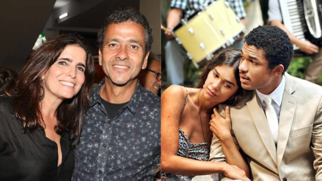 Malu Mader será Aurora em Renascer, novo par de José Inocêncio (Marcos Palmeira); ao lado Mariana (Theresa Fonseca) e João Pedro (Juan Paiva)