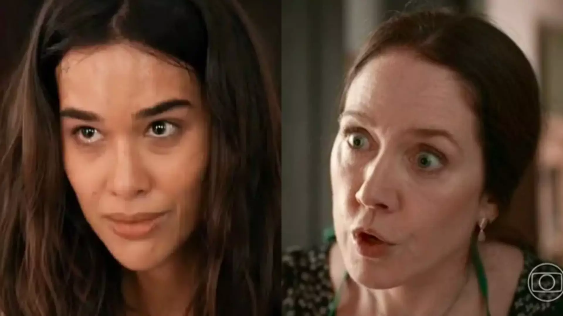 Mariana (Theresa Fonseca) e Dona Patroa (Camila Morgado) de Renascer