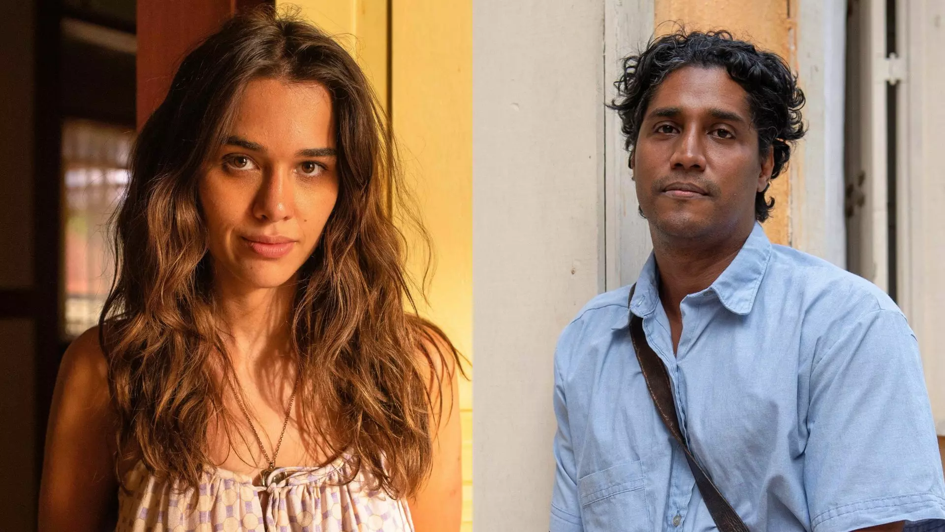 Mariana (Theresa Fonseca) e Pastor Lívio (Breno da Matta) em Renascer