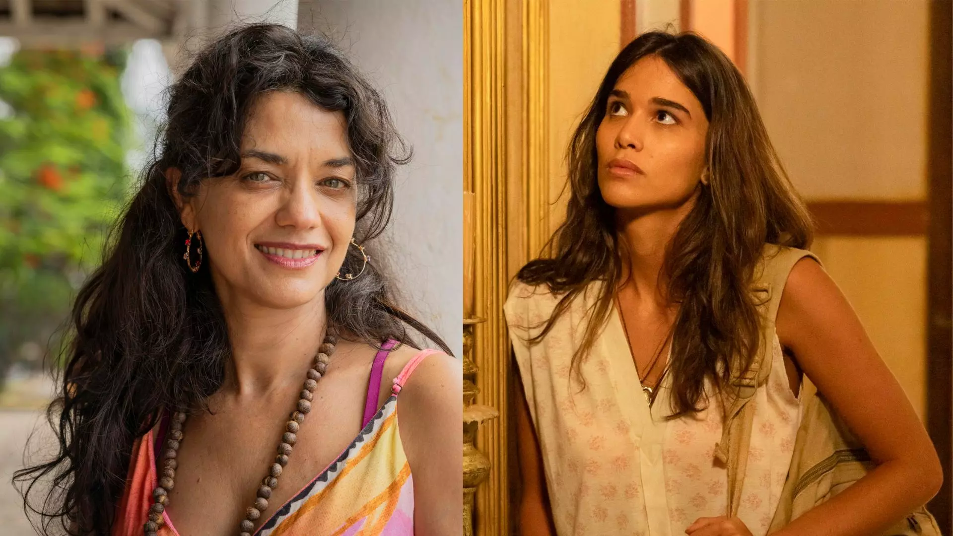 Morena (Ana Cecília Costa) e Mariana (Theresa Fonseca) em Renascer