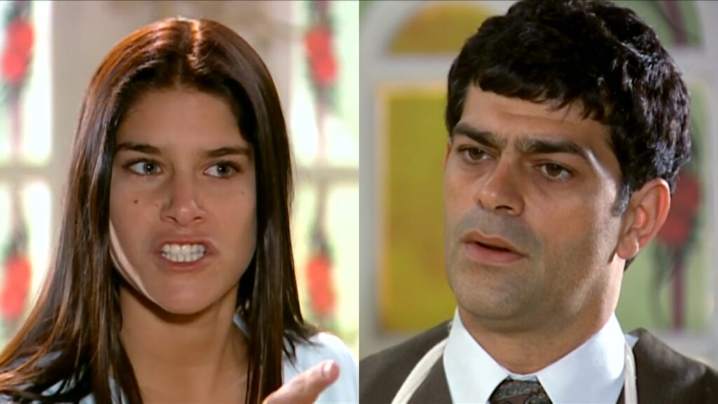 Serena (Priscila Fantin) e Rafael (Eduardo Moscovis) de Alma Gêmea