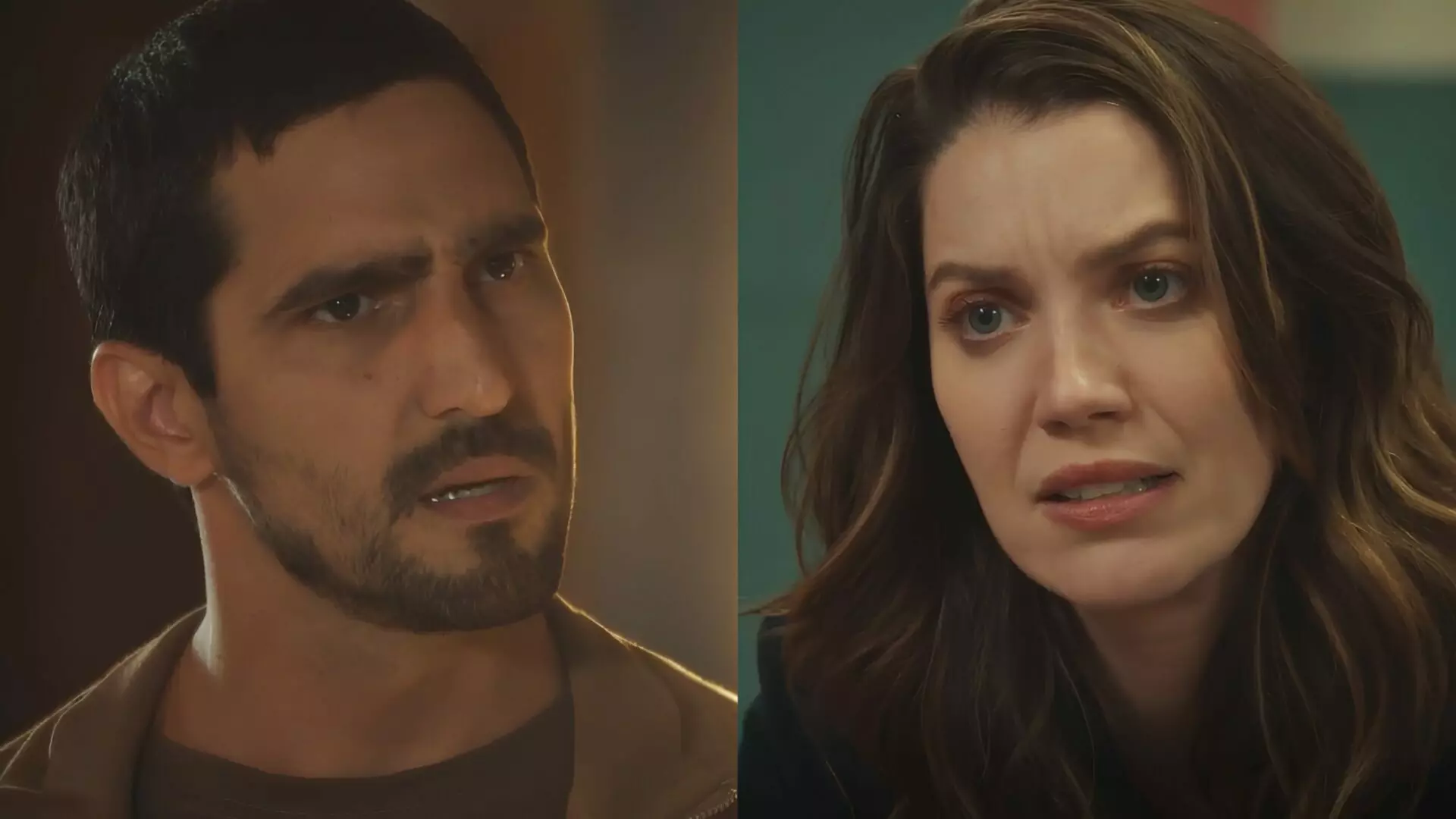 Vênus (Nathalia Dill) e Tom (Renato Góes)