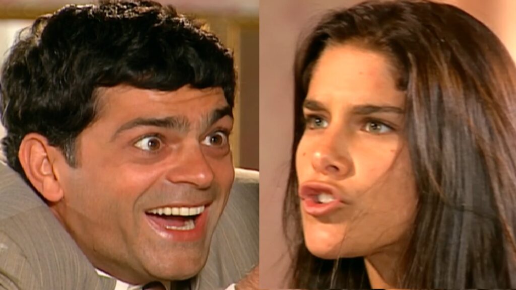 Serena (Priscila Fantin) e Rafael (Eduardo Moscovis) de Alma Gêmea