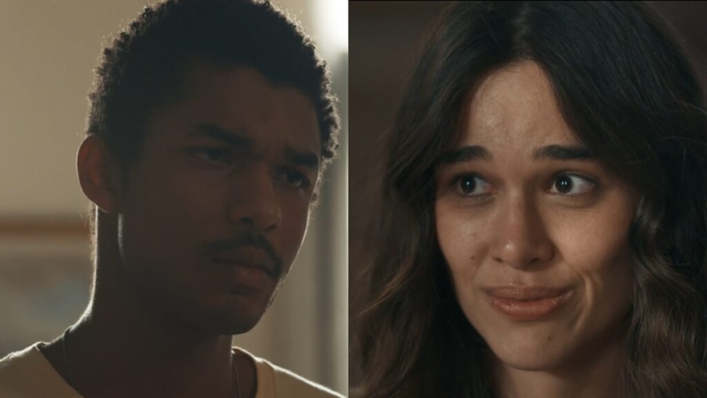 Mariana (Theresa Fonseca) e João Pedro (Juan Paiva) em Renascer