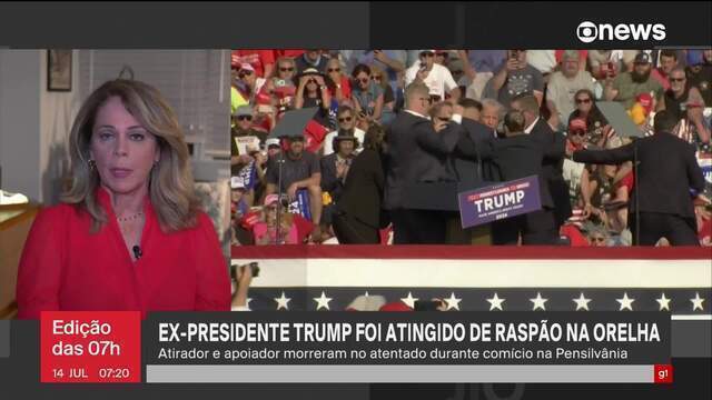 Atentado contra Trump fez TV rebolar
