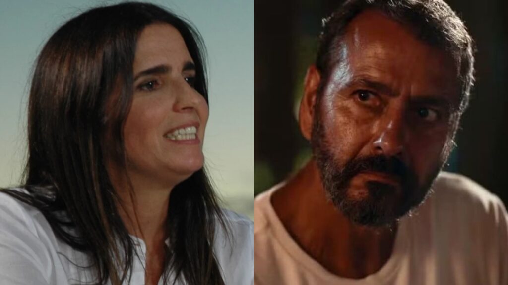 Aurora (Malu Mader) e José Inocêncio (Marcos Palmeira) de Renascer