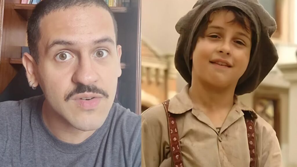 Davi Lucas atualmente e como Terê de Alma Gêmea