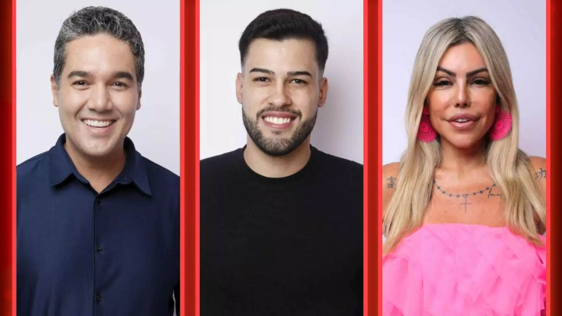 Fernando, Kaio e Liziane em A Grande Conquista