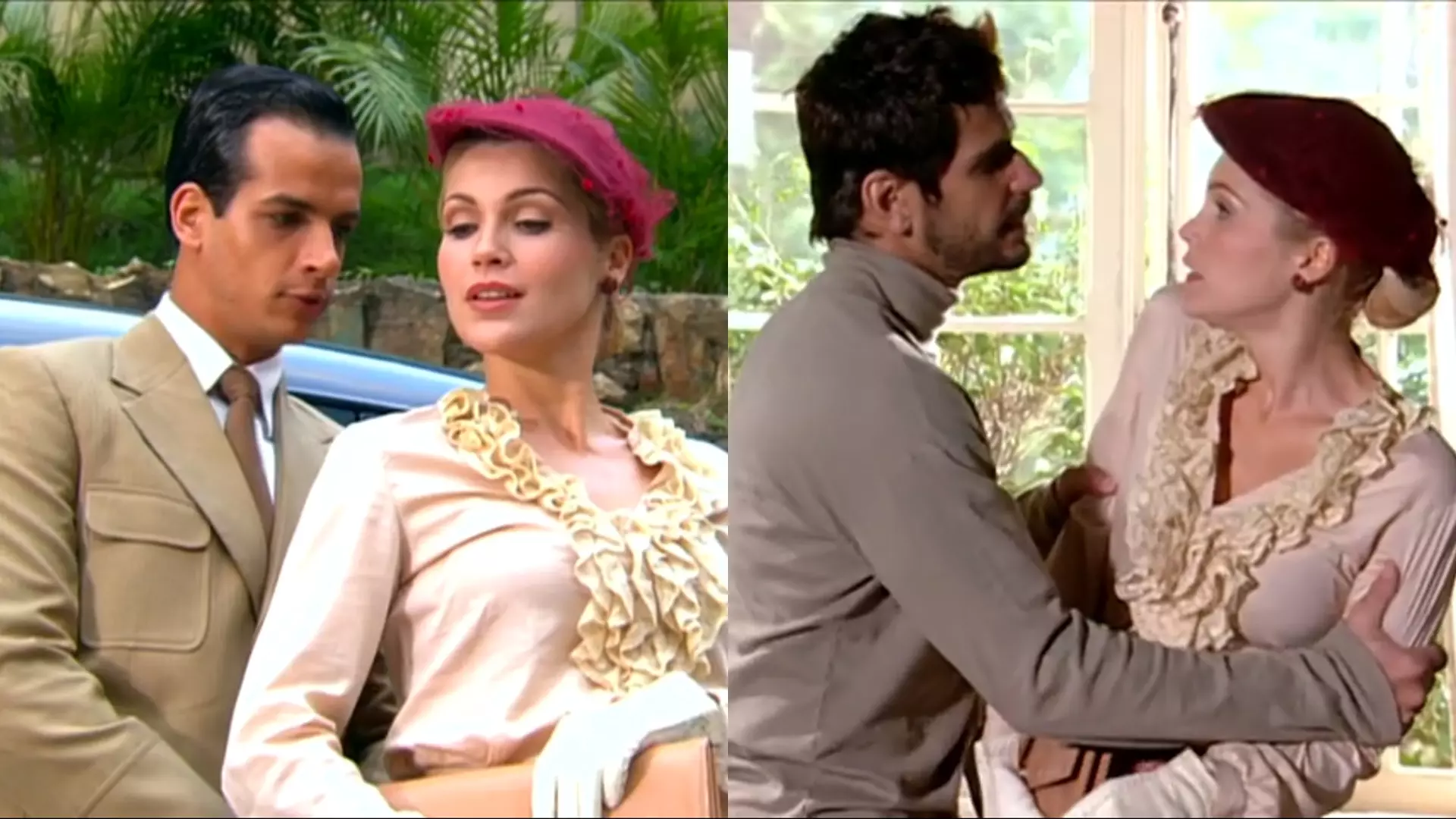 Ivan (Thiago Luciano), Cristina (Flávia Alessandra) e Guto (Alexandre Barillari) de Alma Gêmea