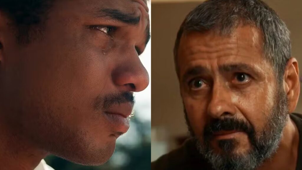 João Pedro (Juan Paiva) e José Inocêncio (Marcos Palmeira) de Renascer