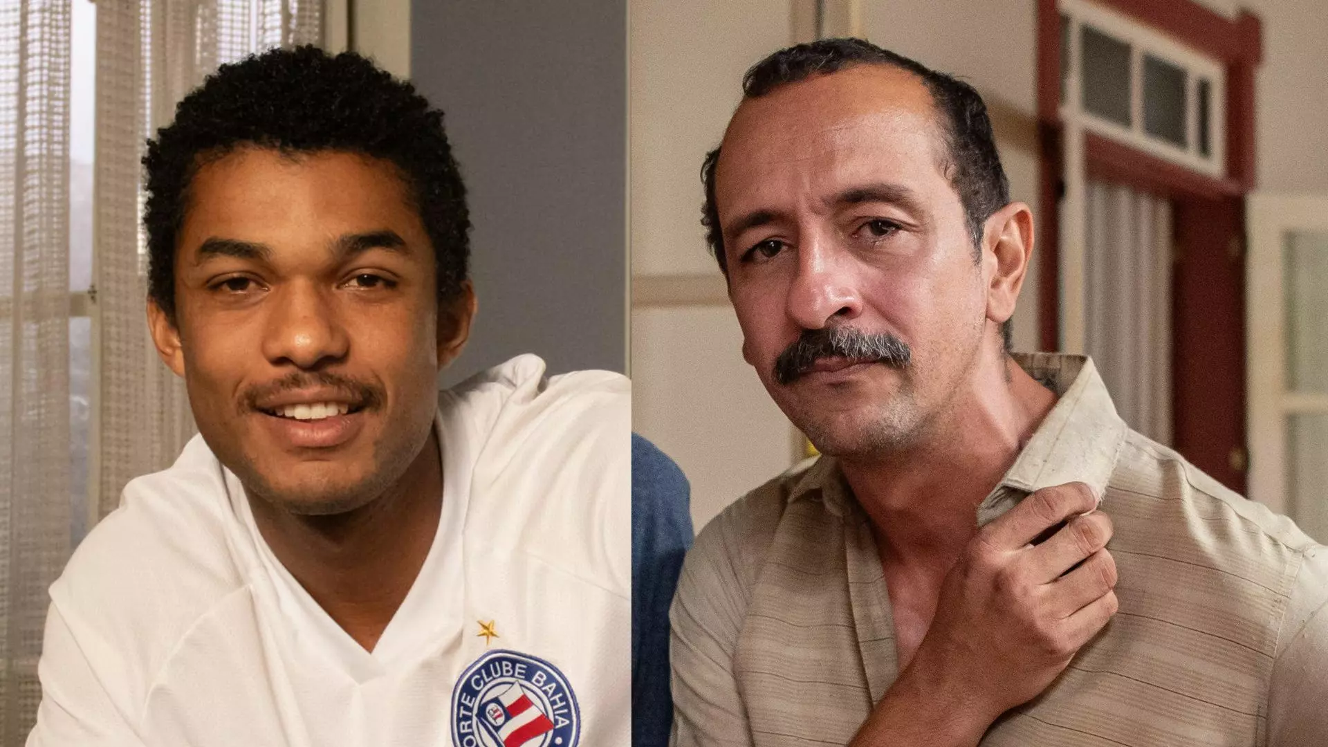João Pedro (Juan Paiva) e Tião (Irandhir Santos) em Renascer