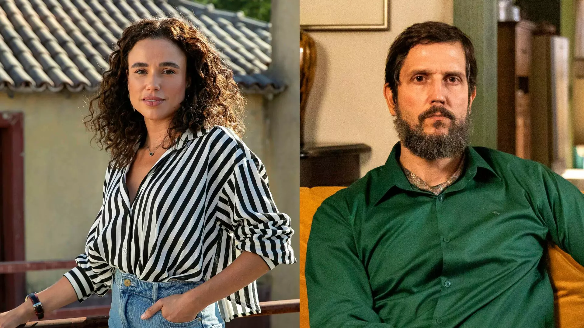Juliane Araújo (Kika) e Vladimir Brichta (Egídio) em Renascer