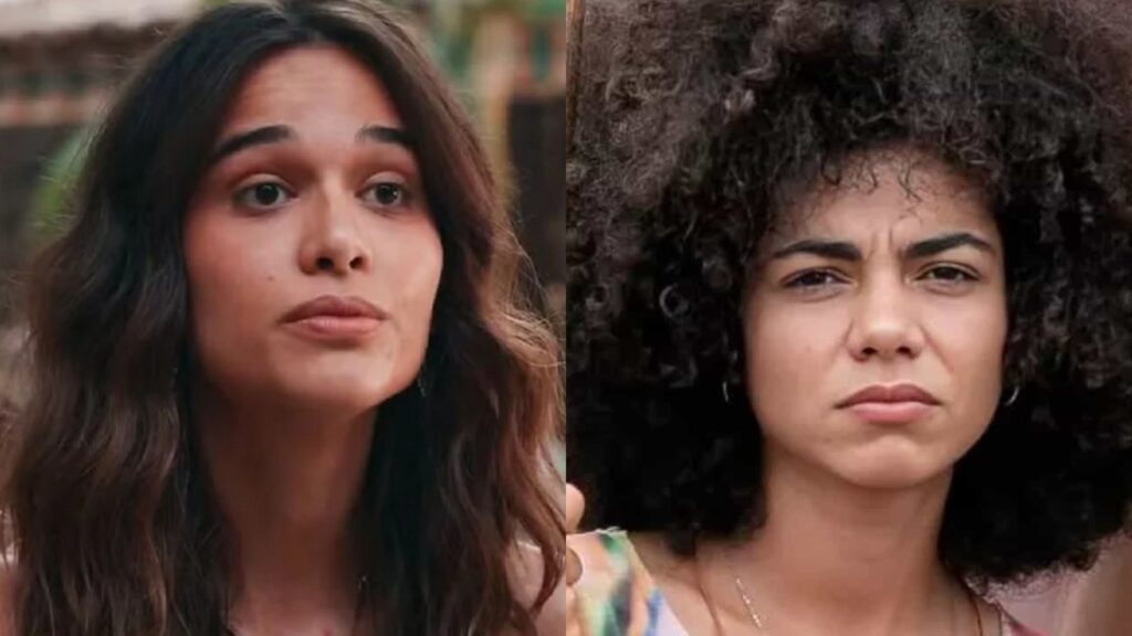 Mariana (Theresa Fonseca) e Zinha (Samantha Jones) de Renascer