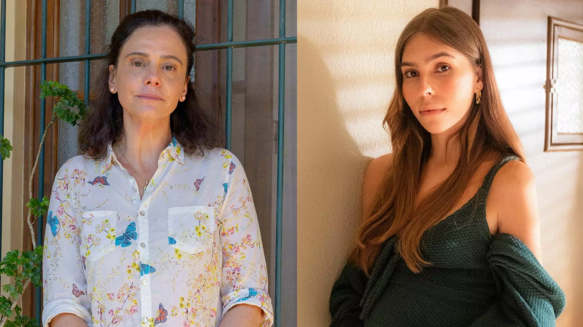 Meire (Mallu Gali) e Buba (Gabriela Medeiros) em Renascer