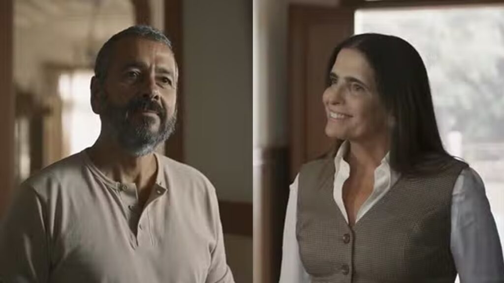 Aurora (Malu Mader) e José Inocêncio (Marcos Palmeira) em Renascer
