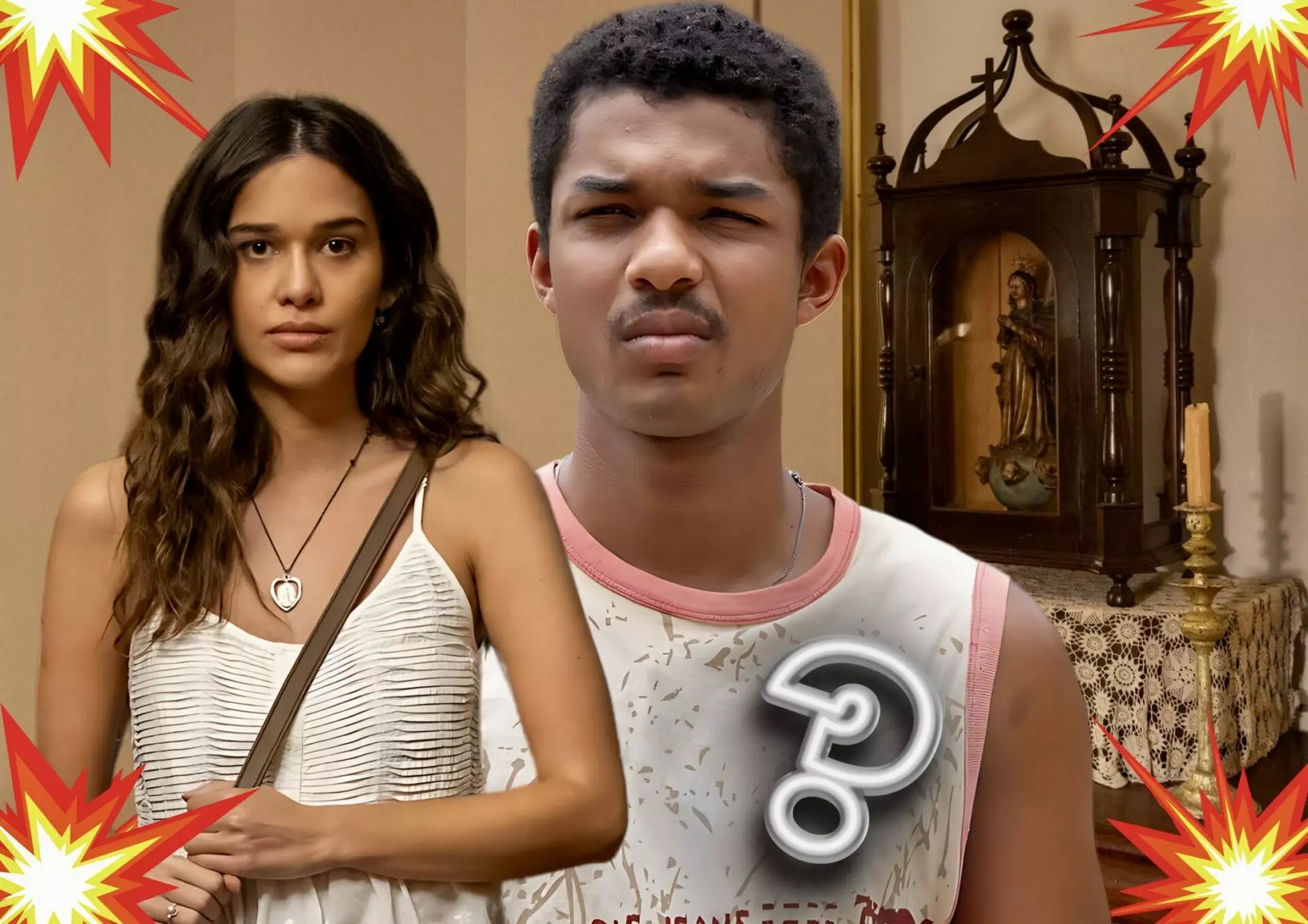 Mariana e João Pedro em Renascer