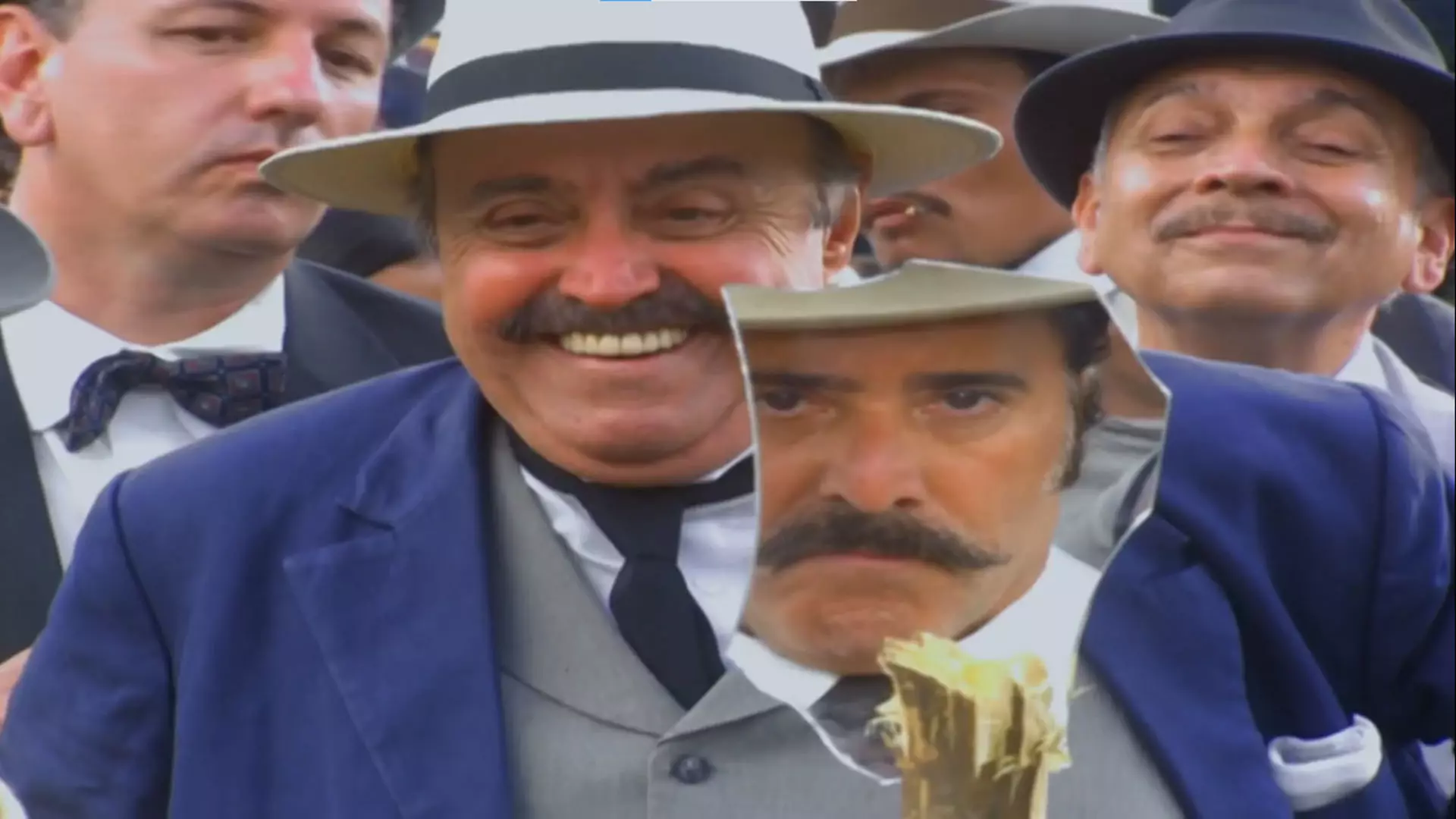 Justino (Mauro Mendonça) e Boanerges (Tony Ramos) em Cabocla