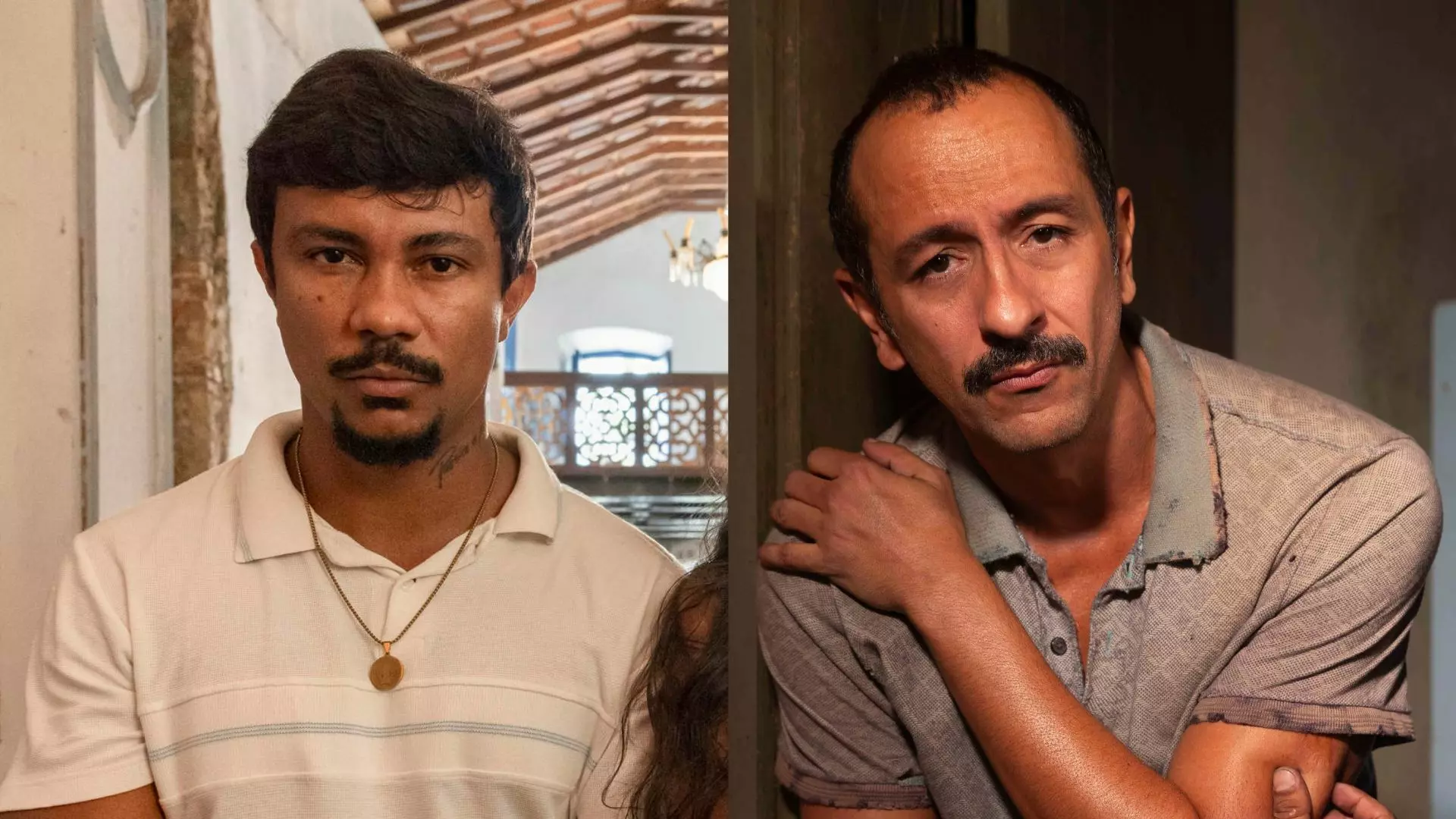 Damião (Xamã) e Tião Galinha (Irandhir Santos) em Renascer