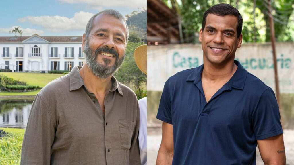José Inocêncio (Marcos Palmeira) e José Bento (Marcello Melo Jr) em Renascer