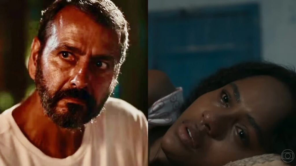 José Inocêncio (Marcos Palmeira) e Maria Santa (Duda Santos) de Renascer