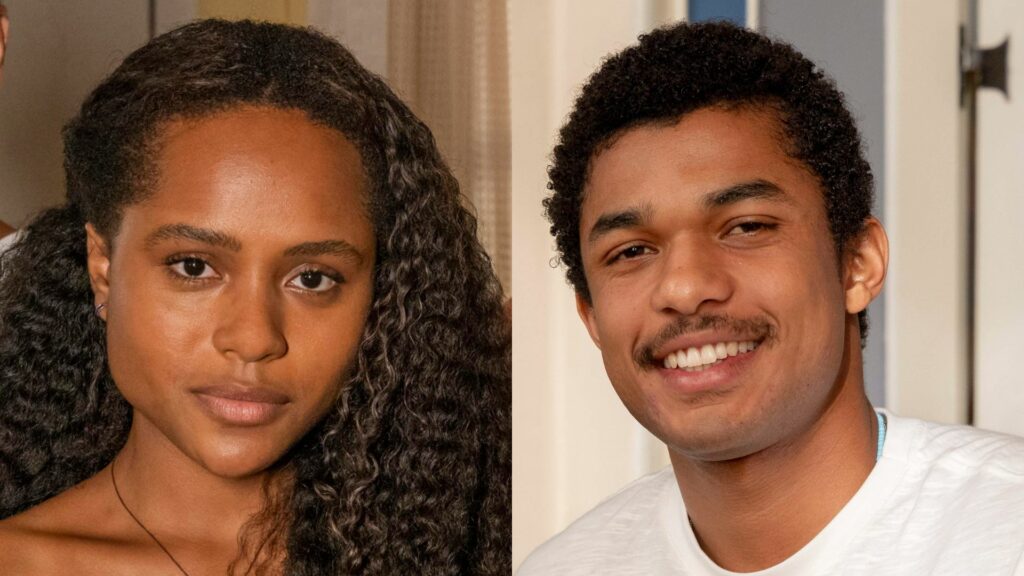 Maria Santa (Duda Santos) e João Pedro (Juan Paiva) em Renascer