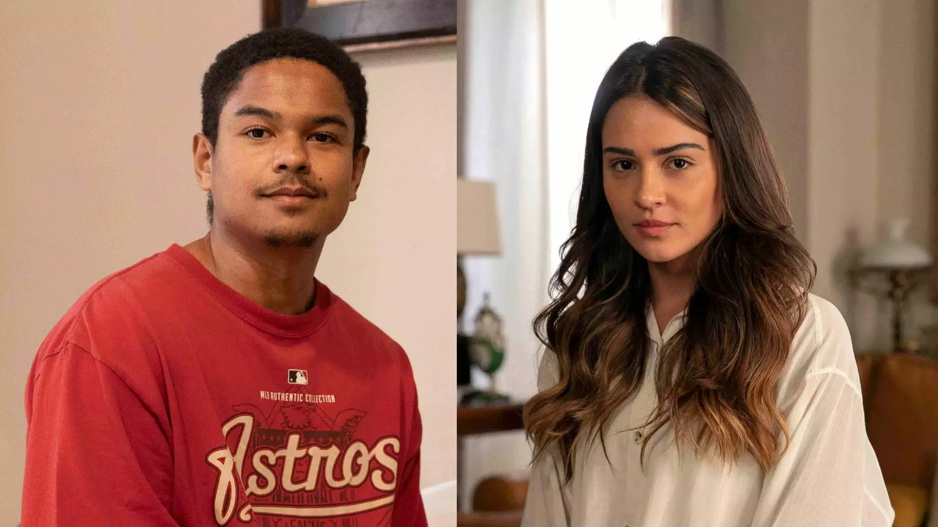 Pitoco (Juan Queiroz) e Sandra (Giullia Buscacio) em Renascer