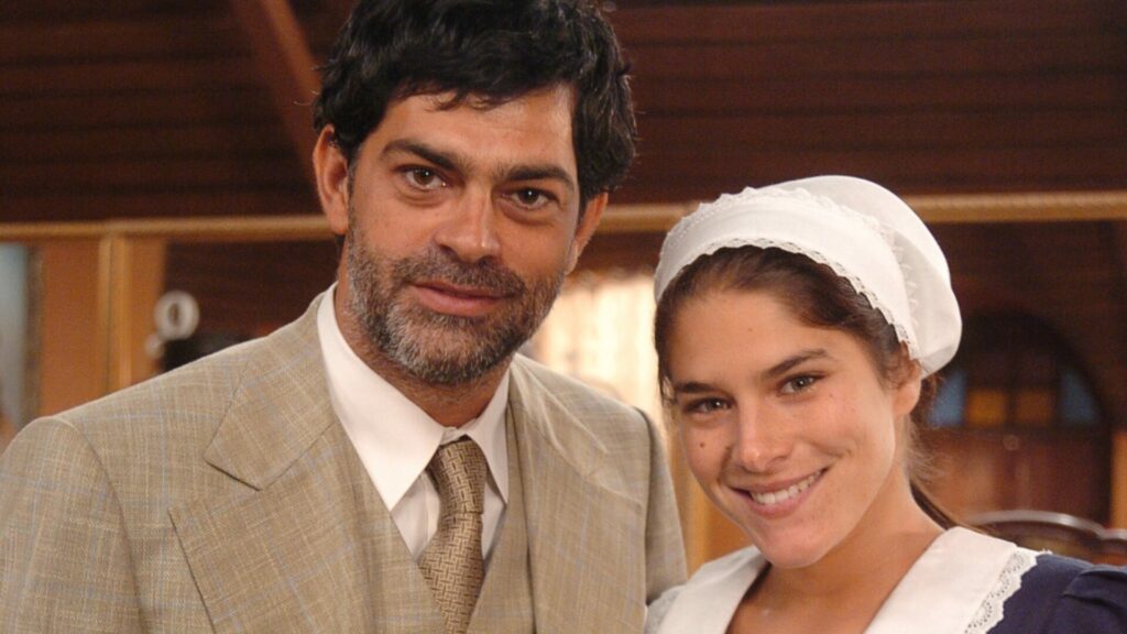 Rafael (Eduardo Moscovis) e Serena (Priscila Fantin)