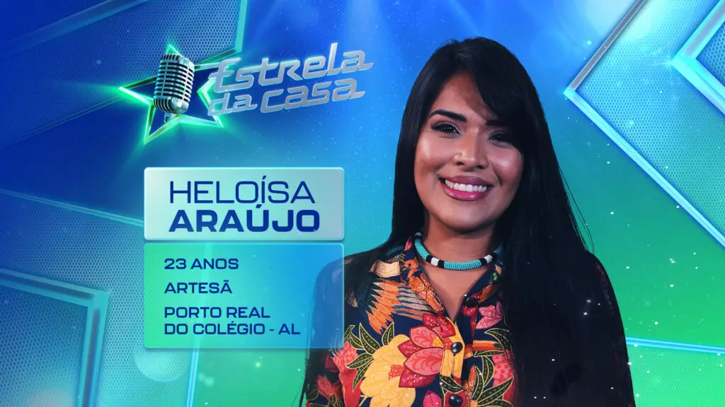 Helo&iacute;sa Ara&uacute;jo, do Estrela da Casa