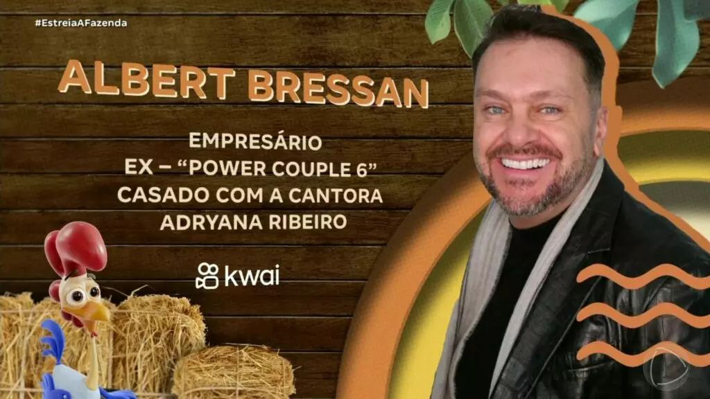 Albert Bressan em A Fazenda 16