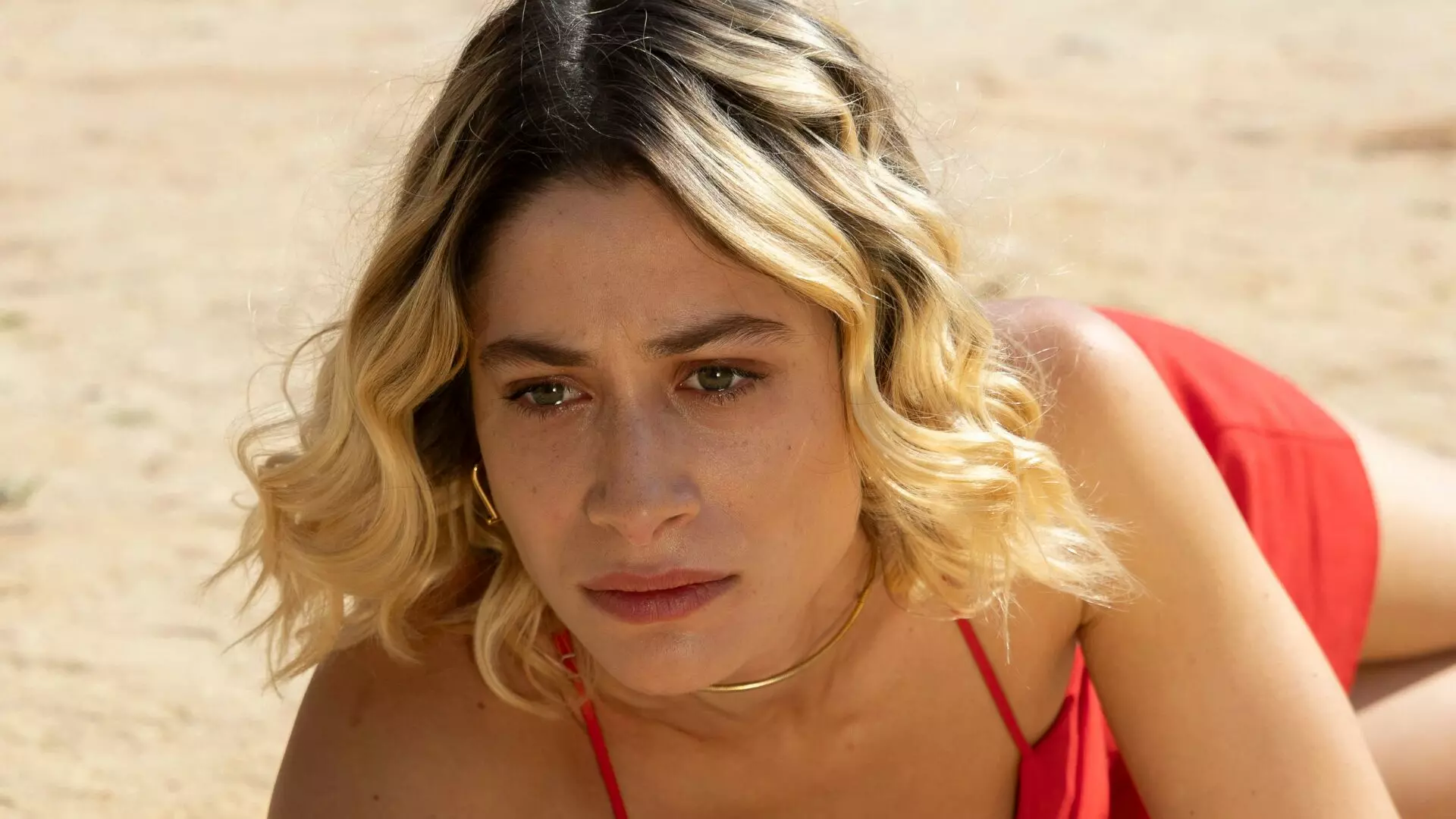 Blandina (Luísa Arraes) na novela No Rancho Fundo