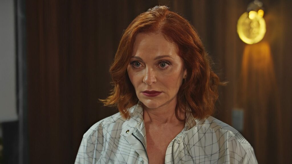Brenda, personagem de Alexandra Richter em Família É Tudo