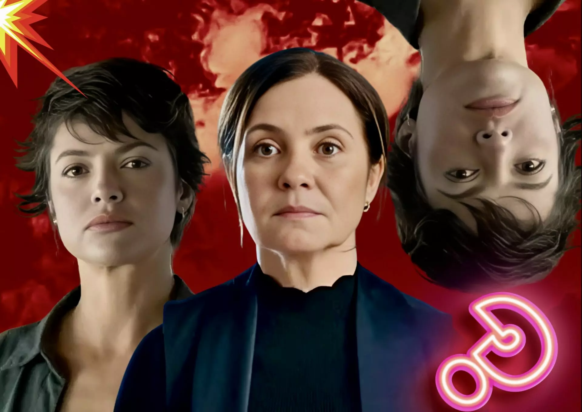 Luma (Agatha Moreira) e Mércia (Adriana Esteves) em Mania de Você