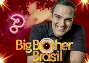 Tadeu Schmidt nos bastidores do BBB