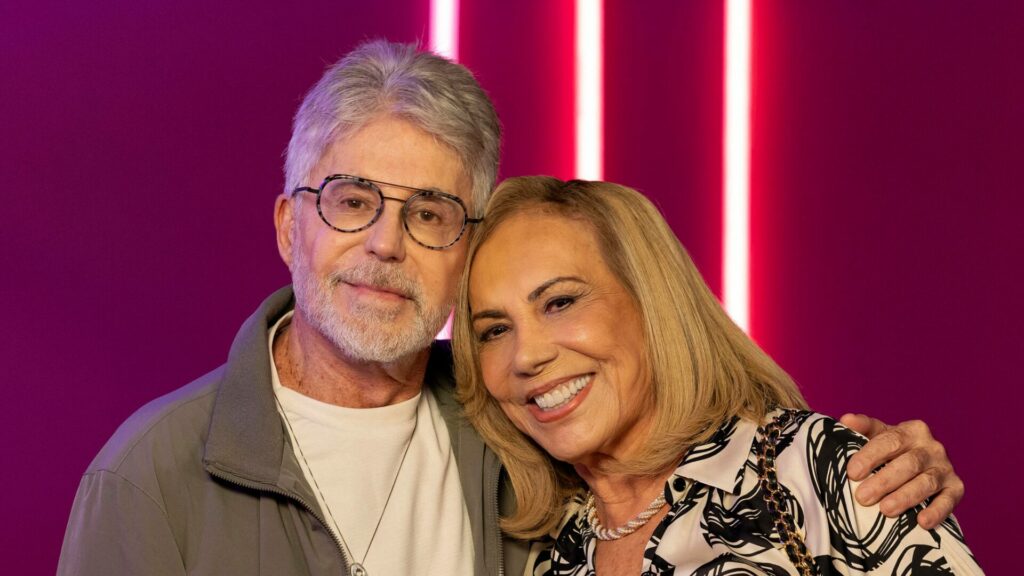 Edgar (Edwin Luisi) e Frida (Arlete Salles) em Família É Tudo