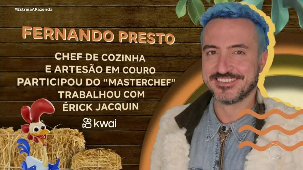 Fernando Presto em A Fazenda 16