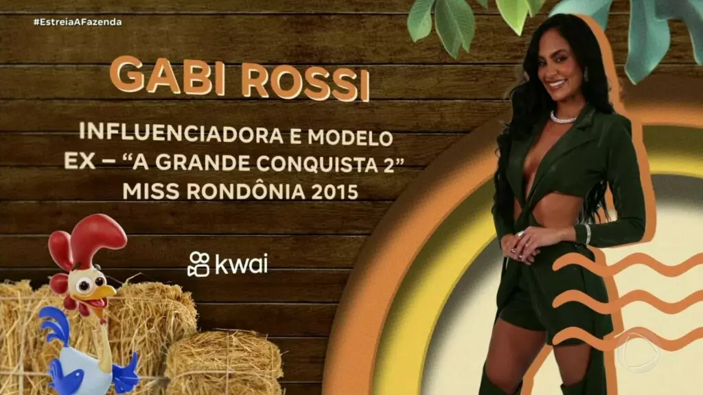 Gabi Rossi em A Fazenda 16