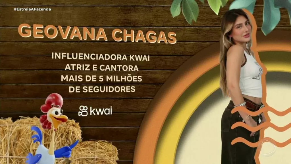 Geovana Chagas em A Fazenda 16
