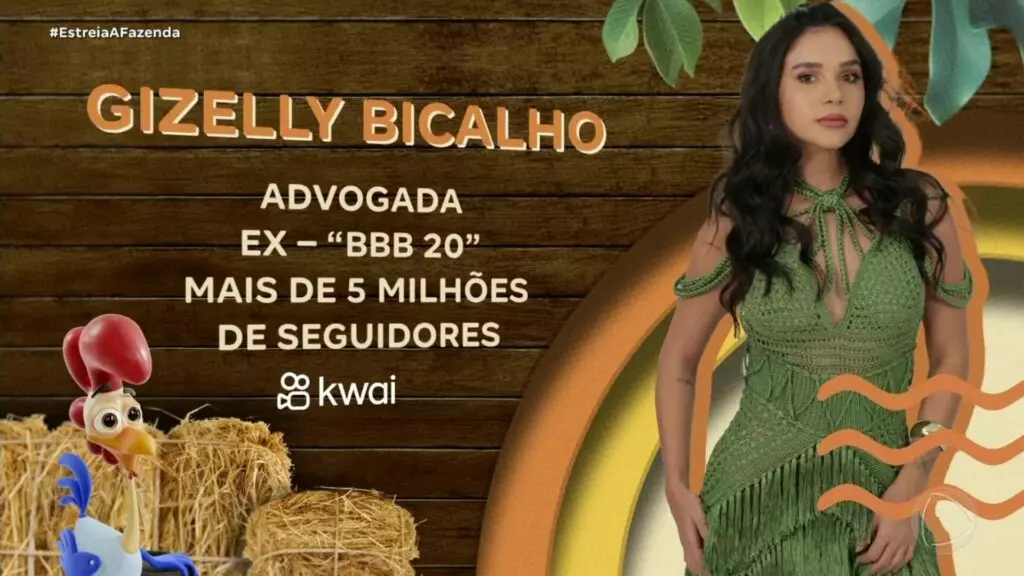 Gizelly Bicalho em A Fazenda 16