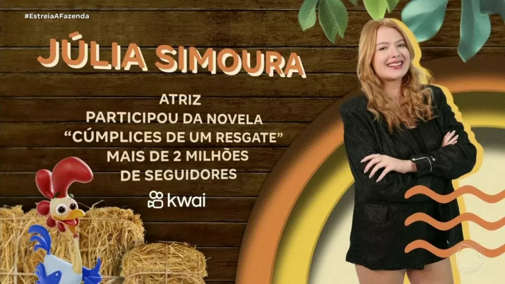Júlia Simoura em A Fazenda 16