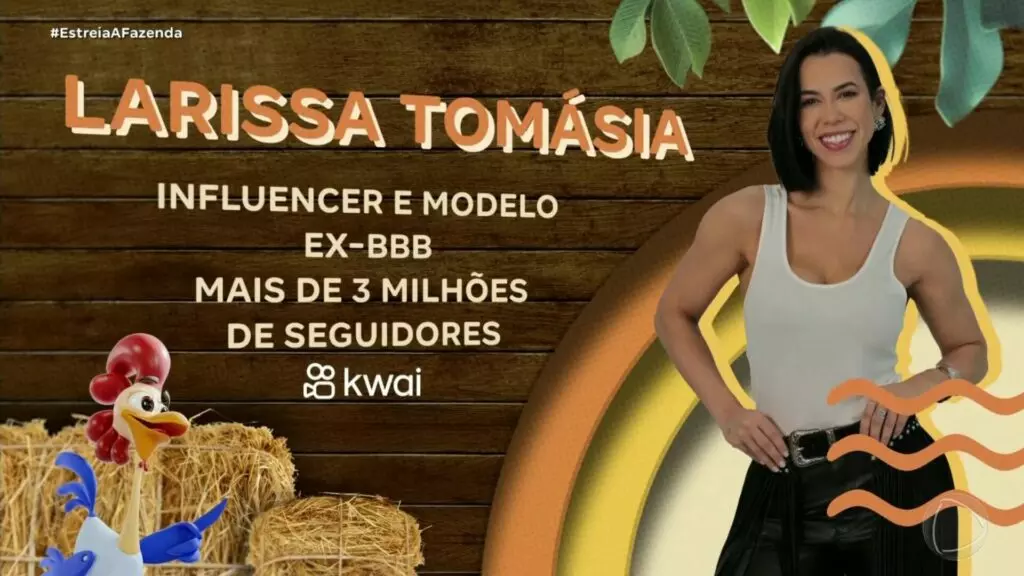 Larissa Tomásia em A Fazenda 16