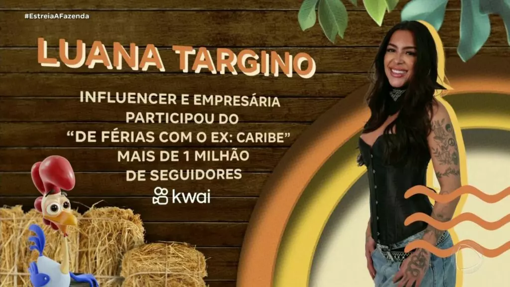 Luana Targino em A Fazenda 16