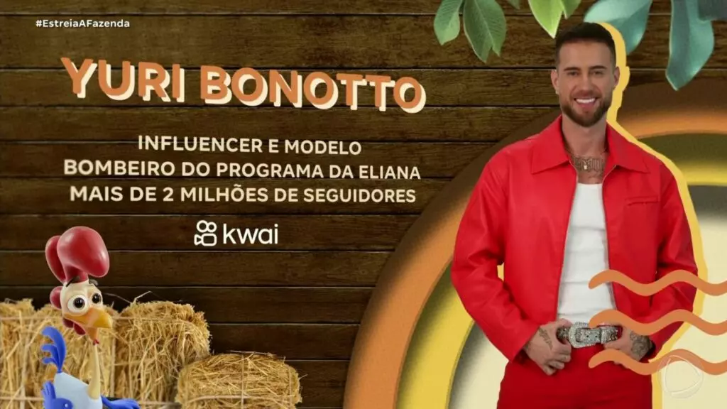 Yuri Bonotto em A Fazenda 16