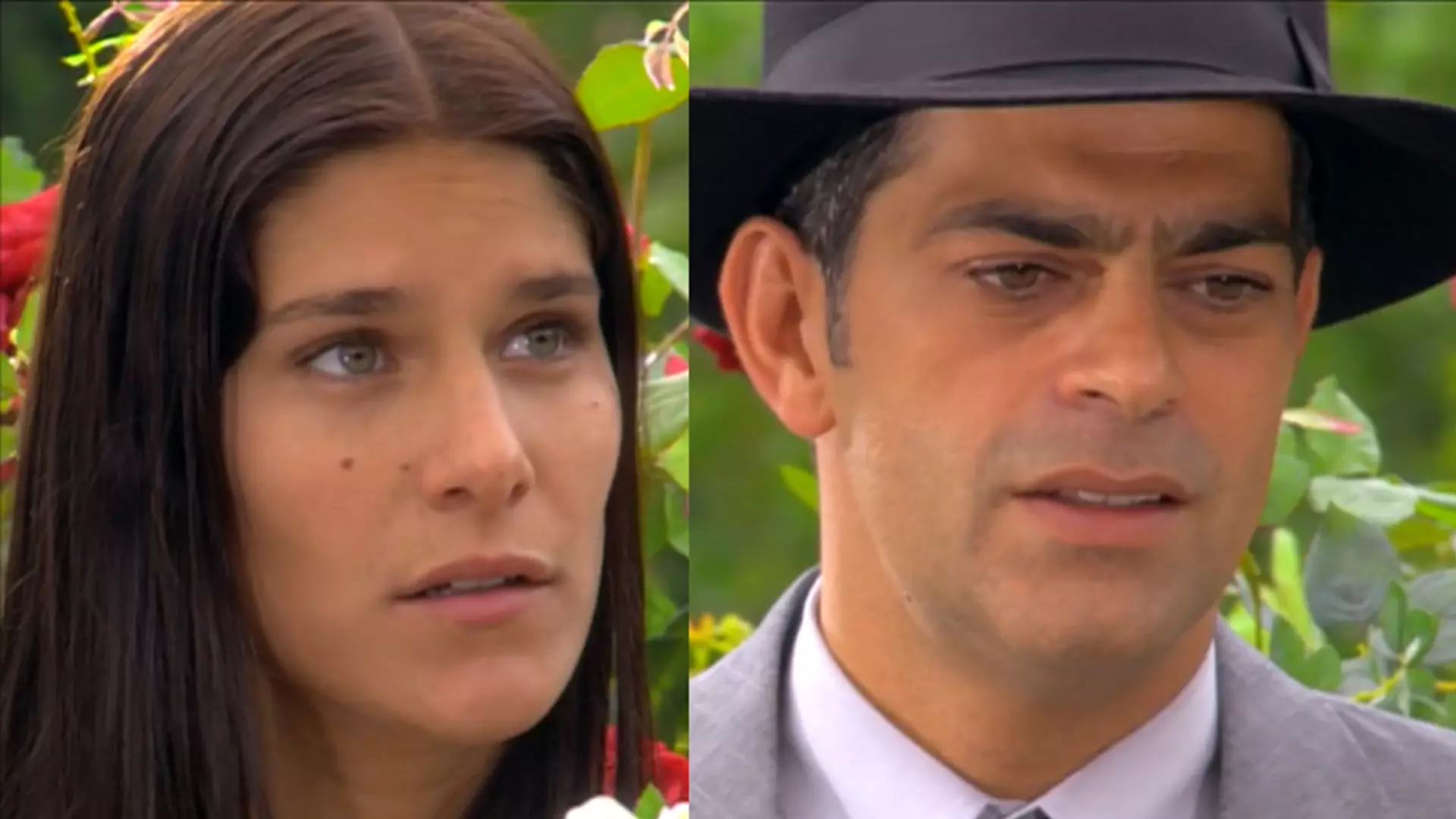 Rafael (Eduardo Moscovis) e Serena (Priscila Fantin) de Alma Gêmea